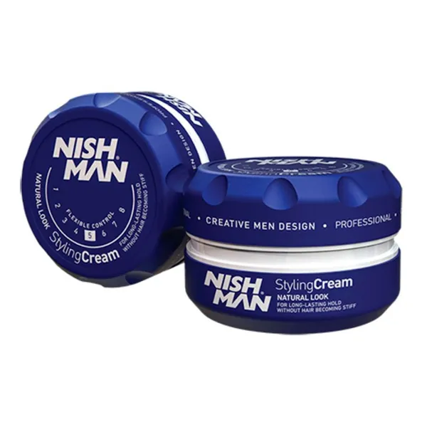 Cera para Peinar Nishman Tipo Crema Gel Medio Hold Control 5 Styling 150ml